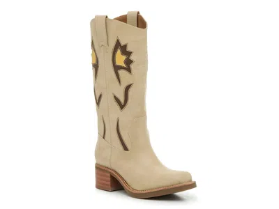 Frye And Co Frye & Co. Miranda 10 Flower Western Boot In White