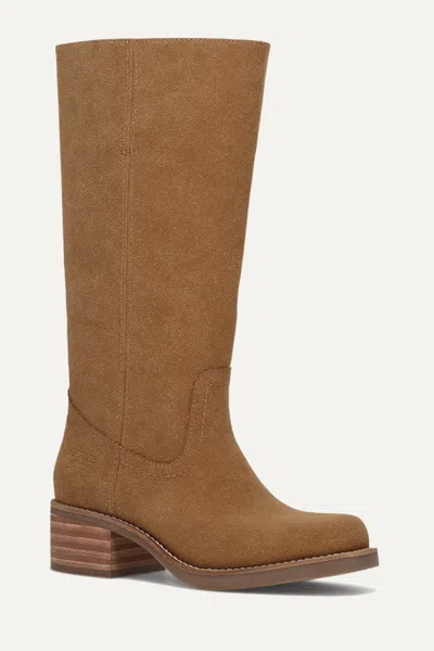 Frye And Co Miranda 14 Wide Calf In Brown