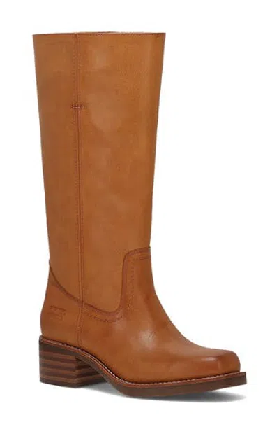 Frye And Co Miranda 14 Faux Leather Knee High Boot In Orange