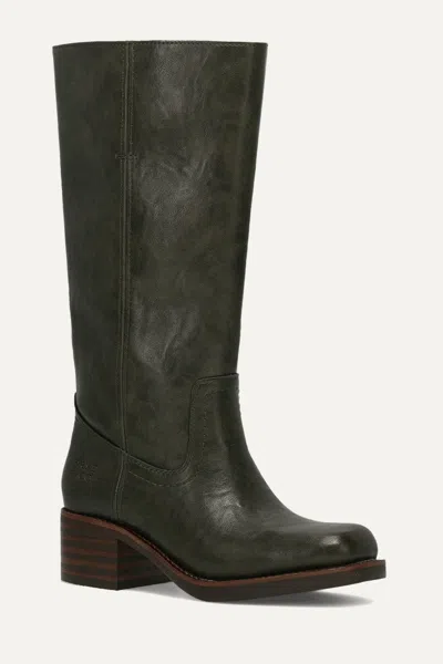 Frye And Co Miranda 14 Wide Calf In Green