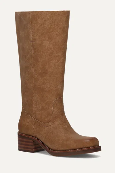 Frye And Co Miranda 14 Wide Calf In Brown