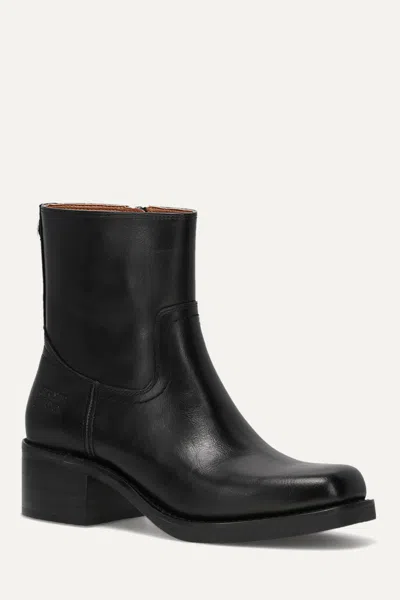 Frye And Co Miranda Low Zip In Black