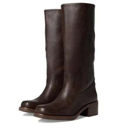 Frye And Co Mirandawomen's Dark Brown Vegan Leather Knee High Zogg3270