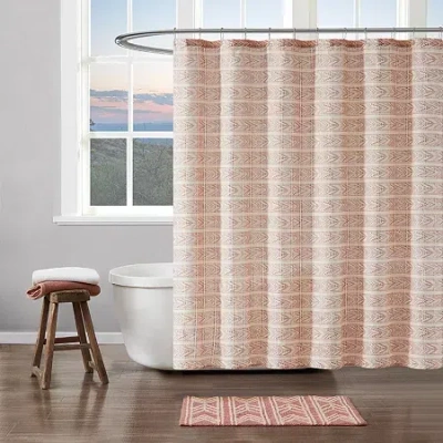 Frye And Co Perna Shower Curtain In Brown