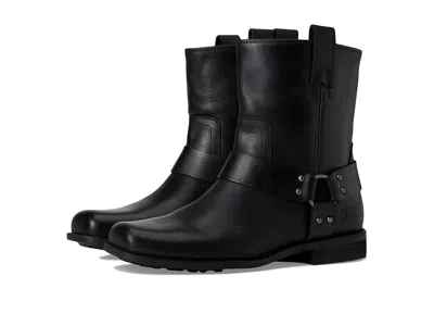 Frye And Co Roger Engineer Harness Men's Boots Black: 10.5 D - Medium, Synthetic