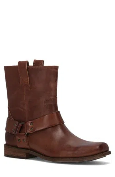 Frye And Co Roger Engineer Leather Boot In Whiskey