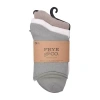 Frye And Co Shortie Womens 3 Pair Crew Socks In Green