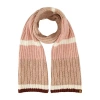 Frye And Co Texture Stitch Oblong Scarf In Brown