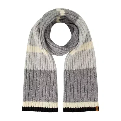 Frye And Co Texture Stitch Oblong Scarf In Gray