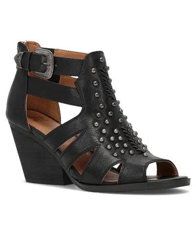 FRYE AND CO WOMEN'S JOLENE STUD ROUND TOE SANDALS