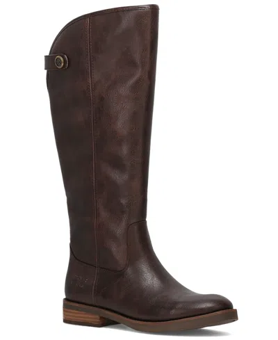 Frye And Co Women's Kellie Knee High Riding Boots In Dark Brown