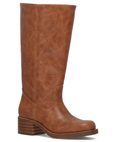 Frye And Co Women's Miranda Leather Stacked Heel Boots In Animal Print