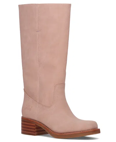 Frye And Co Womens Miranda 14 Block Heel Riding Boots In Pink