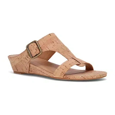 Frye And Co Womens Ionia Wedge Sandals In Brown