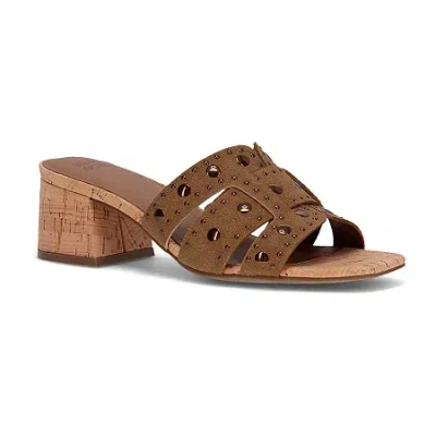 Frye And Co Womens Lanae Slide Sandals In Brown