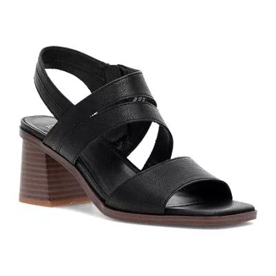 Frye And Co Womens Robust Heeled Sandals In Black