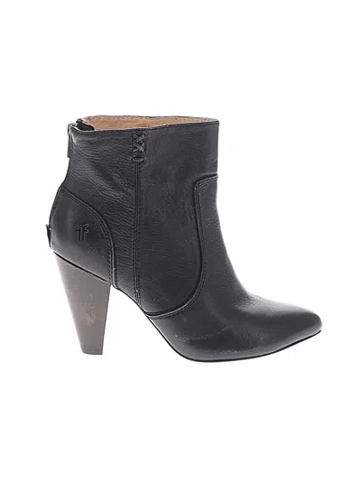 Pre-owned Frye Ankle Boots In Black