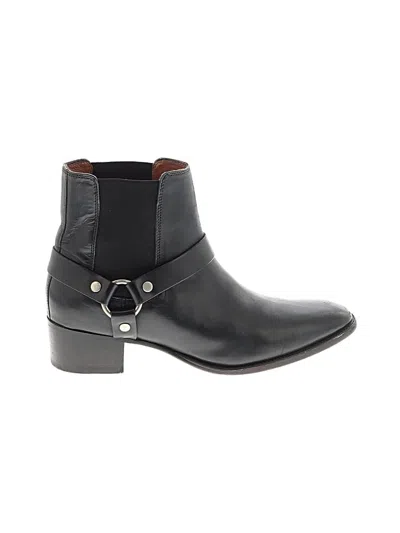 Pre-owned Frye Ankle Boots In Black