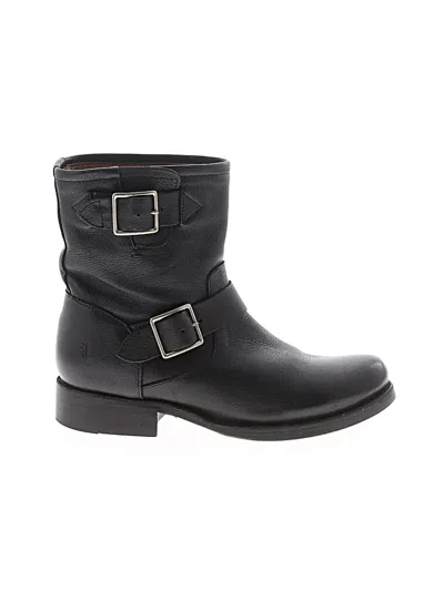 Pre-owned Frye Ankle Boots In Black