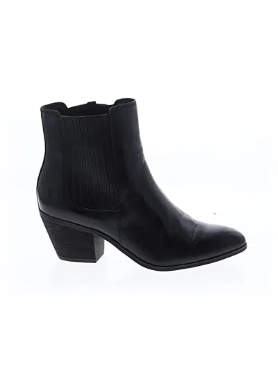 Pre-owned Frye Ankle Boots In Black