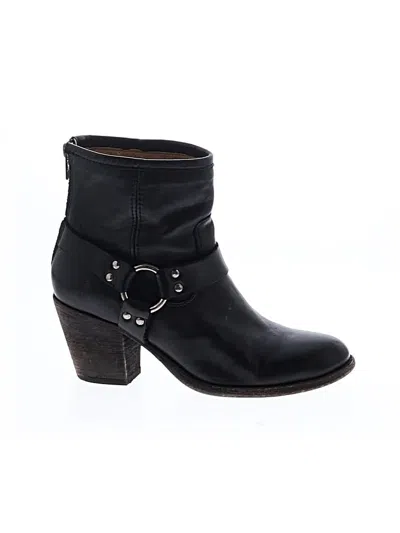Pre-owned Frye Ankle Boots In Black