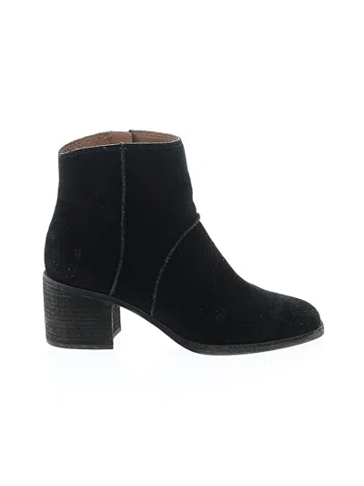 Pre-owned Frye Ankle Boots In Black