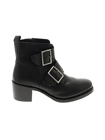Pre-owned Frye Ankle Boots In Black