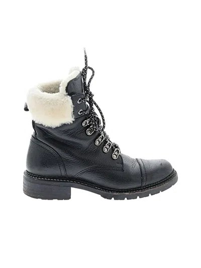Pre-owned Frye Ankle Boots In Black