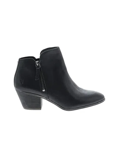 Pre-owned Frye Ankle Boots In Black