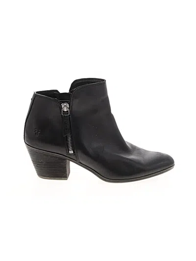 Pre-owned Frye Ankle Boots In Black