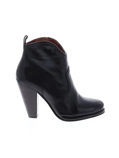 Pre-owned Frye Ankle Boots In Black