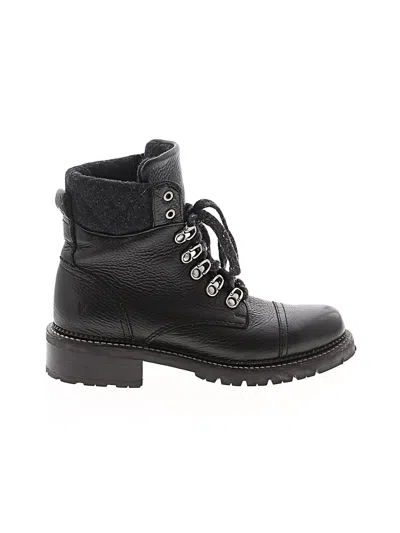 Pre-owned Frye Ankle Boots In Black