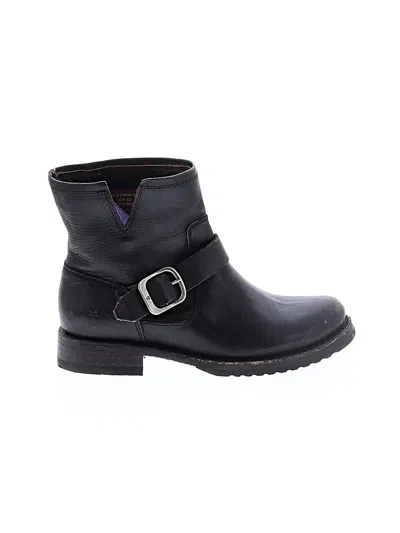 Pre-owned Frye Ankle Boots In Black