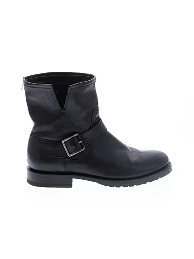 Pre-owned Frye Ankle Boots In Black