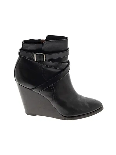 Pre-owned Frye Ankle Boots In Black