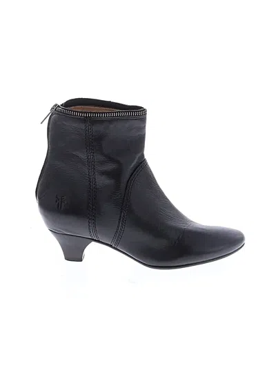 Pre-owned Frye Ankle Boots In Black
