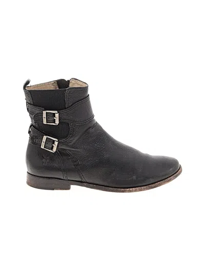 Pre-owned Frye Ankle Boots In Black