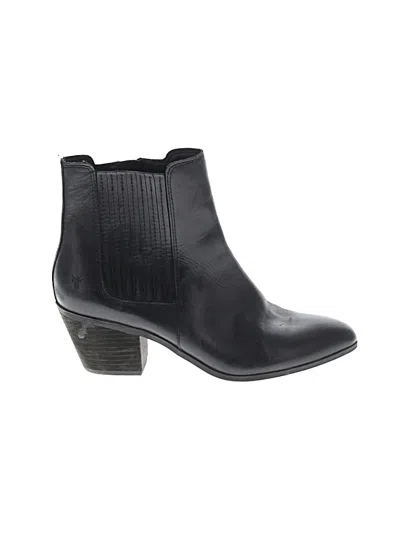 Pre-owned Frye Ankle Boots In Black
