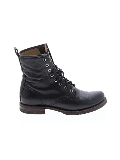 Pre-owned Frye Ankle Boots In Black