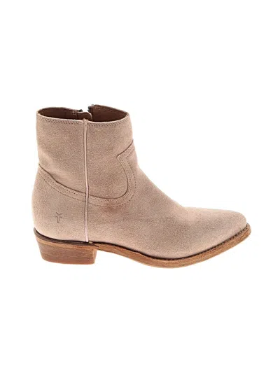 Pre-owned Frye Ankle Boots In Brown