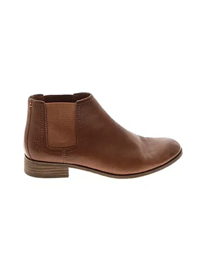 Pre-owned Frye Ankle Boots In Brown