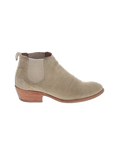 Pre-owned Frye Ankle Boots In Gray