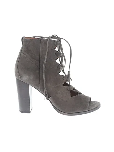 Pre-owned Frye Ankle Boots In Gray