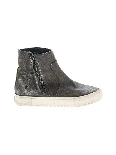 Pre-owned Frye Ankle Boots In Gray