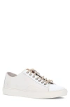 Frye Astor Cap Toe Low Top Sneaker In White