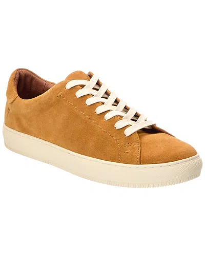 Frye Astor Suede Sneaker In Yellow