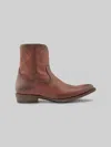 Frye Cognac Austin Western Boots Men In Brown
