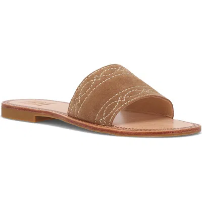 Frye Ava Slide Sandal In Brown