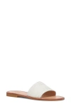 Frye Ava Slide Sandal In White