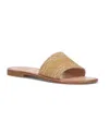 Frye Ava Slide Sandal In Banana - Oiled Leather